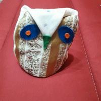 gufetto peluche fatto a mano