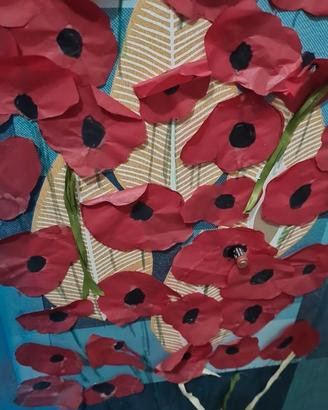 COLLAGE CARTA E CARTA DA PARATI 140 * 160