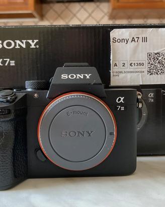sony a7lll solo corpo macchina