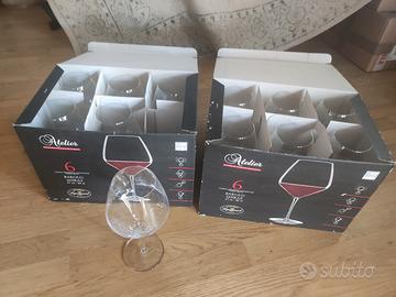 Calici da vino nero
