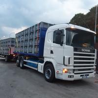 Scania 144 scarrabile a gancio