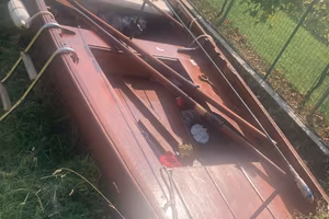 lancia in legno da pesca