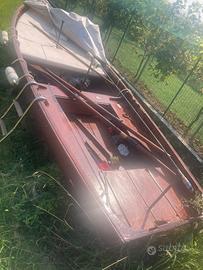 lancia in legno da pesca