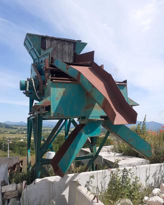 Vaglio vibrante inerti