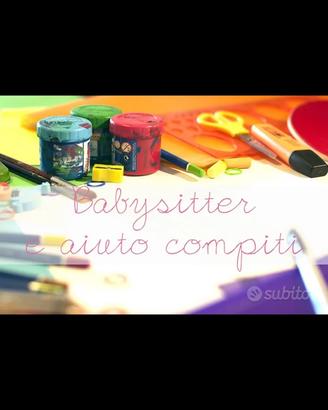 Ripetizioni - Aiuto compiti - Babysitter