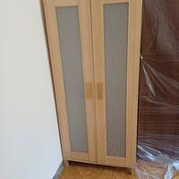 due armadi ikea in legno color betulla 