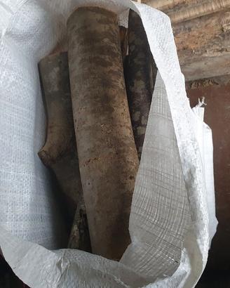 legna da ardere in sacchi