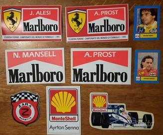 adesivi formula 1 anni '90 