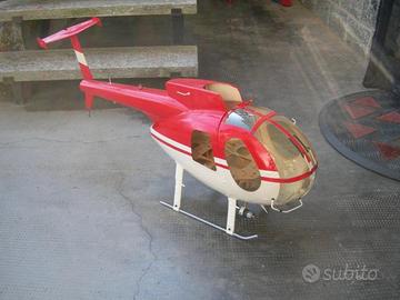 Fusoliera elicottero trex md 500