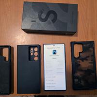 Samsung S22 ULTRA completo di cover e powerbank