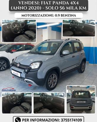 Fiat Panda Cross 4x4 anno 2020 benzina 0.9 km 56 m