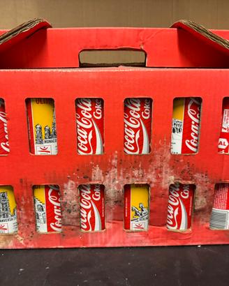 Confezione Coca-Cola vintage 12 lattine piene