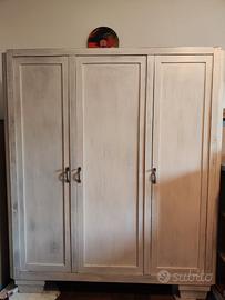 armadio vintage a 3 ante