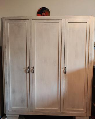 armadio vintage a 3 ante