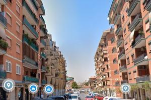 Tuscolana soleggiato bilocale arredato