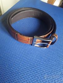 Cintura uomo in vera pelle vachetta 