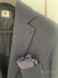 Giacca cachemire Borrelli blu taglia 50