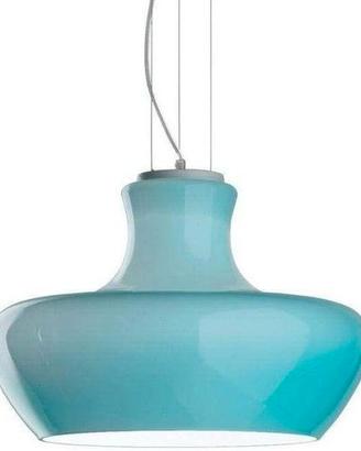 💡 Sospensione Ideal Lux Aladino SP1 D45 Azzurro .