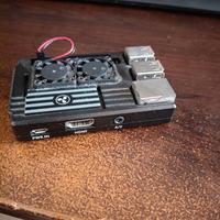 Raspberry PI 3B +, chassis e alimentatore