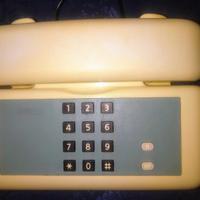 Telefono Sirio bianco desing Giugiaro