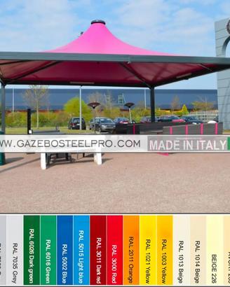 GAZEBO PAGODA MAXI 10x10 PROFESSIONALE