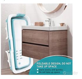 vasca per doccia, pieghevole, in gomma. 