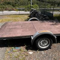 Carrello rimorchio auto 750kg trasporta cose