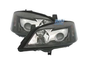 FARI OPEL ASTRA G 97-04 LENTE ABBAGLIO FONDO NERO