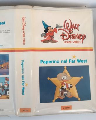 Videocassetta Paperino Nel Far West Video2000 1983