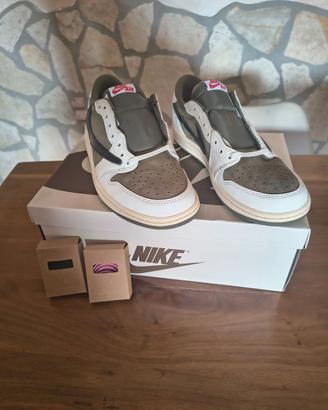 Jordan 1 Retro Low OG SP Medium Olive x Travis Sco
