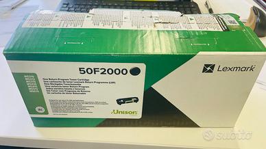 Toner originale Lexmark 50F2000 NUOVO