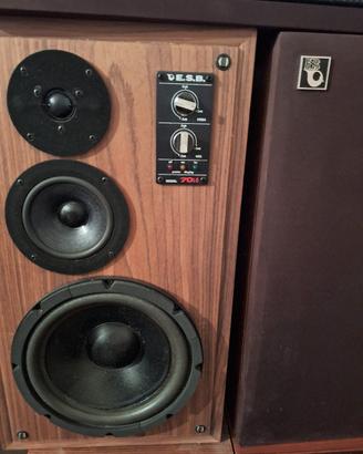 amplificatore aiwa 8700  piu casse esb e rcf