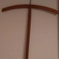 Gruccia in legno vintage