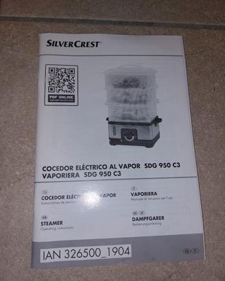 vaporiera 3 ripiani Silvercrest