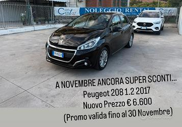 208 5P 1.2 BENZINA 82CV 10/2017 SOLI 92.500KM