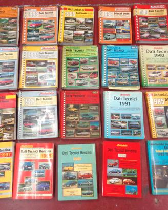 lotto 16 autodata - dati tecnici auto