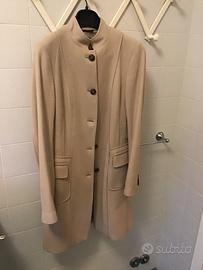 Cappottino beige pura lana