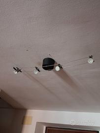 lampadario con punti luce