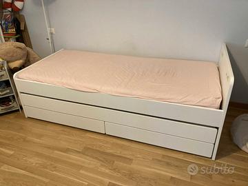 Letto IKEA SLAKT singolo + estraibile