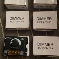 N. 6 Dimmer LED DC12V 24V 30A 360W potenziomentro