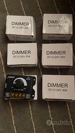 N. 6 Dimmer LED DC12V 24V 30A 360W potenziomentro