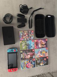 Nintendo Switch + Giochi + Accessori