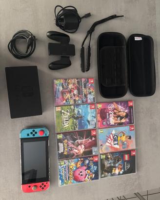 Nintendo Switch + Giochi + Accessori