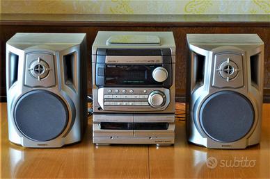 Hi-fi AIWA stereo Fm doppia Cassetta triplo CD