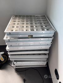 Pannello 60x60 con 4 Lampade a Tubo Neon