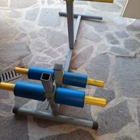 sissy squat e panca romana 
