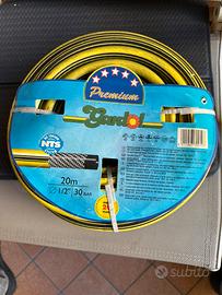 Tubo gomma acqua L 20 mt per  giardino e orto