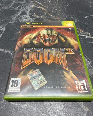 Doom 3 completo di libretto per xbox raro ita