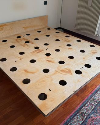 Letto matrimoniale Vivere Zen in legno massello