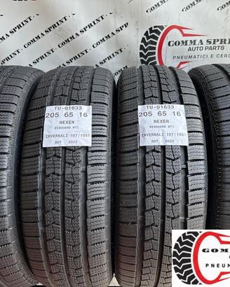 4 PNEUMATICI 205/65 R16C NEXEN INVERNALI SEMINUOVE
